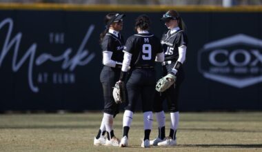 Softball Finishes Day 2 Of Mustang Classic