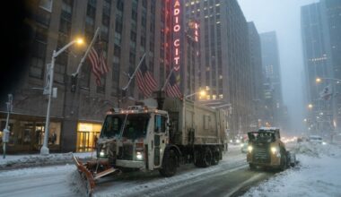 Blizzard bomb cyclone buries NYC, grounding nearly all flights – The Morning Sun