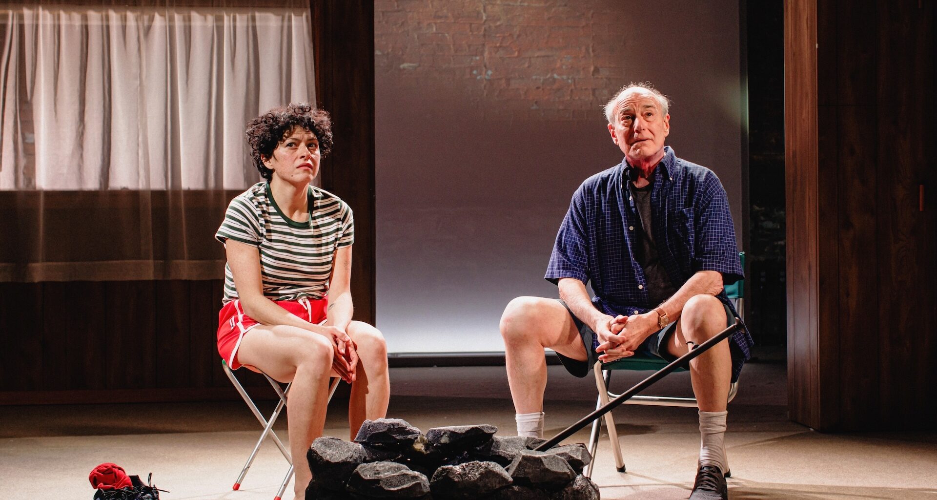 Alia Shawkat and Peter Friedman in You Got Older