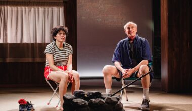 Alia Shawkat and Peter Friedman in You Got Older