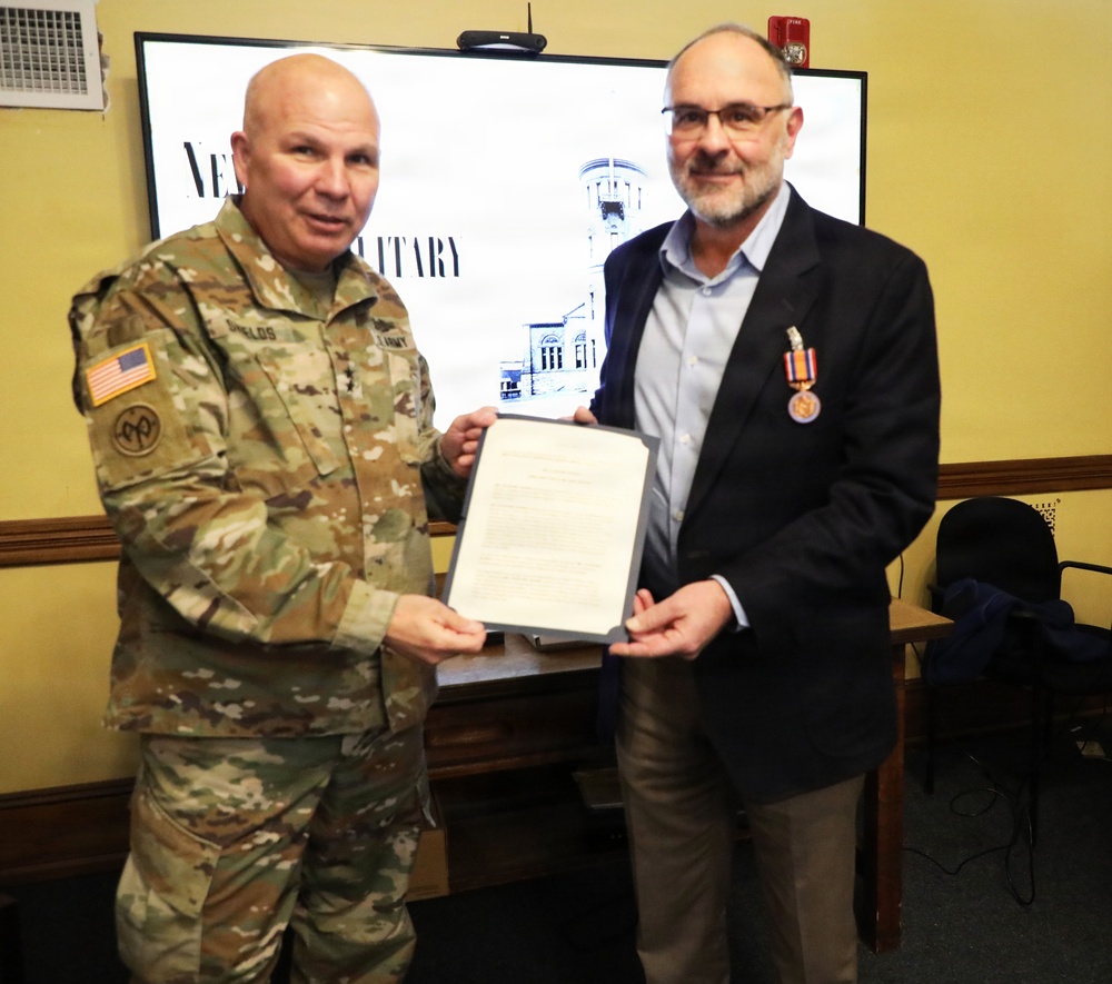 NY State Military Museum Director receives retirement award