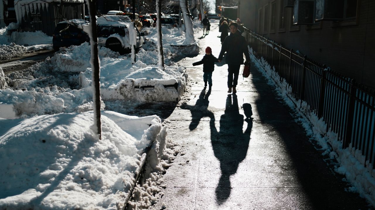 Northeast US scrambles to clear piles of snow as new storm descends on the region