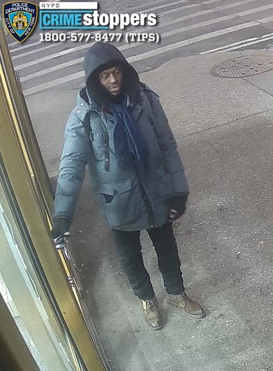 The suspect, above, and the victim reportedly argued over who would get to hold open the store's door for change. (NYPD)