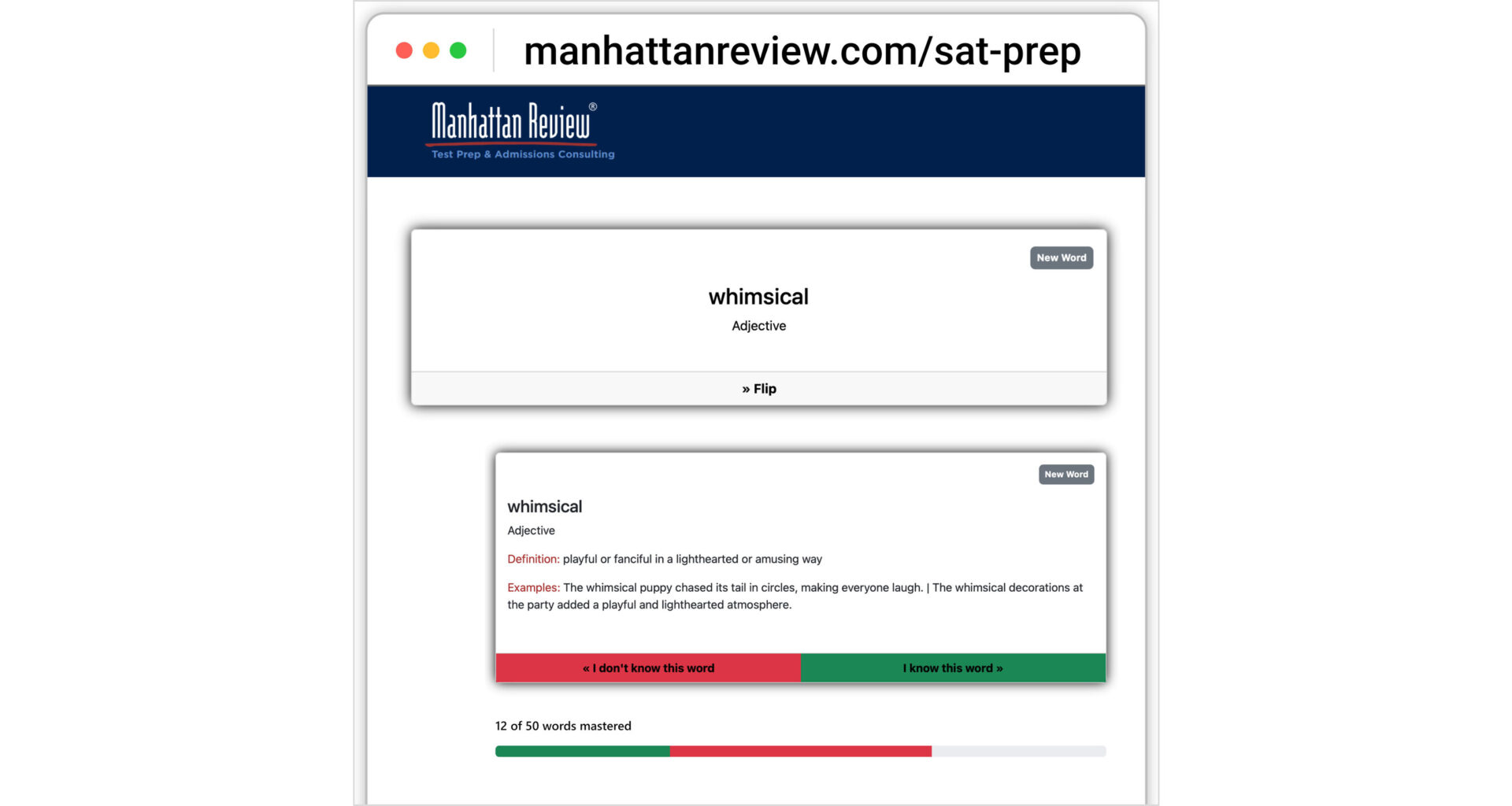 Manhattan Review Launches Free SAT Vocabulary Training Tool Featuring 3,000 Words