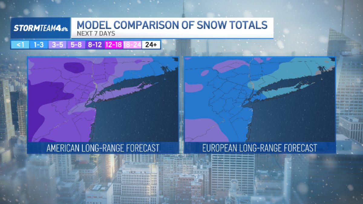 Another NYC snowstorm possible next week, weather forecast says – NBC New York