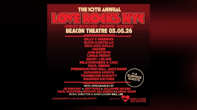 Love Rocks NYC concert, featuring Paul Simon, Elvis Costello & more, to be streamed live