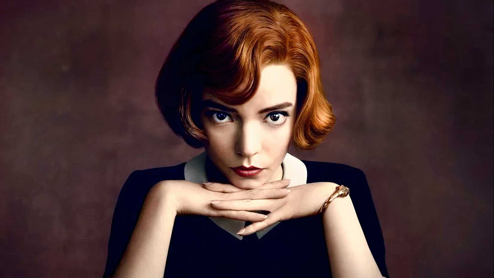 Anya Taylor-Joy as Beth Harmon in The Queen's Gambit.