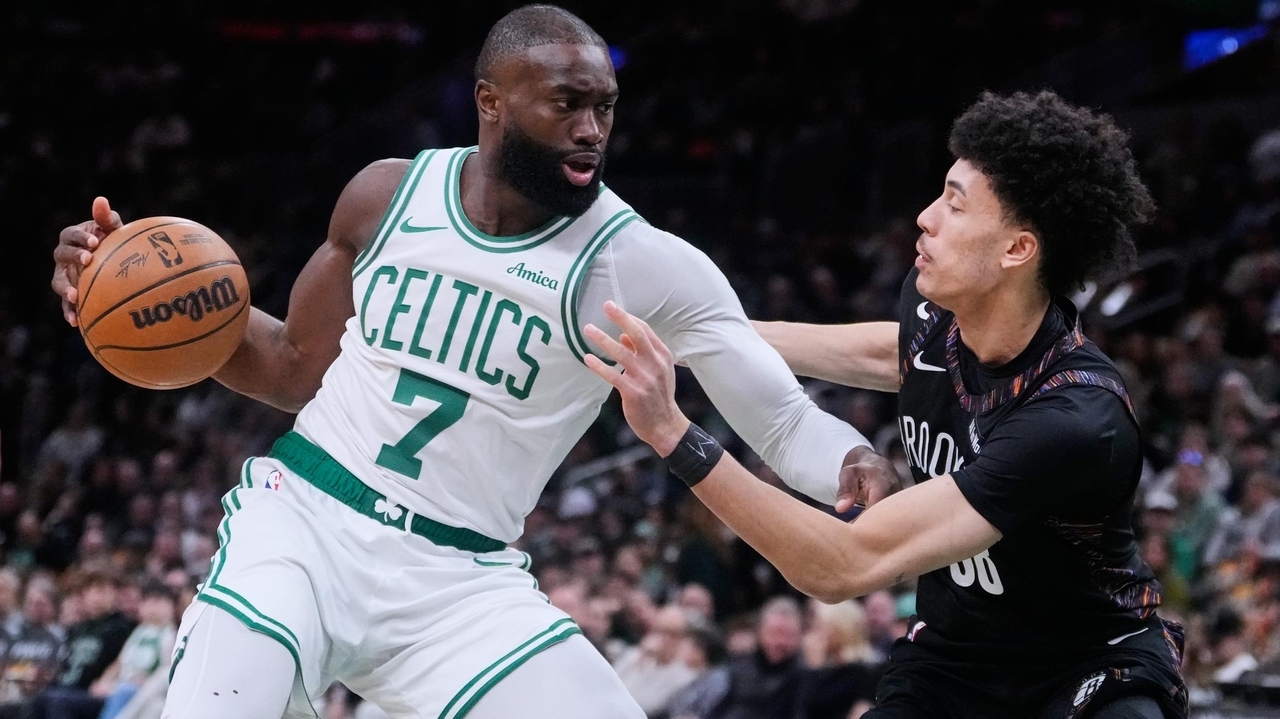 Brown, Vucevic score 28, Celtics shoot season-high 66% in a 148-111 win over the Nets