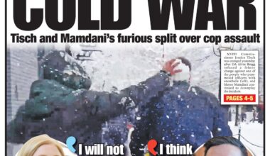 New York Post Cover for February 28, 2026