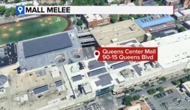 Teen stabbed after disturbance at Queens Center Mall food court