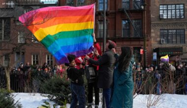 Pride flag raised again at Stonewall National Monument in New York City after removal by Trump administration