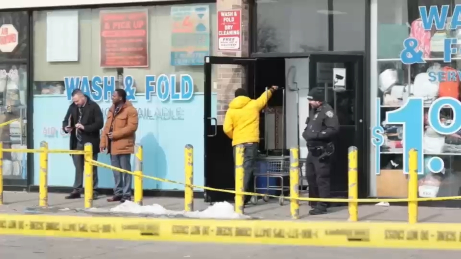 Man critical after being shot in the head during dispute inside Queens laundromat
