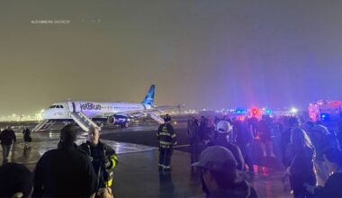 JetBlue flight returns to Newark Airport due to engine failure; full ground stop issued