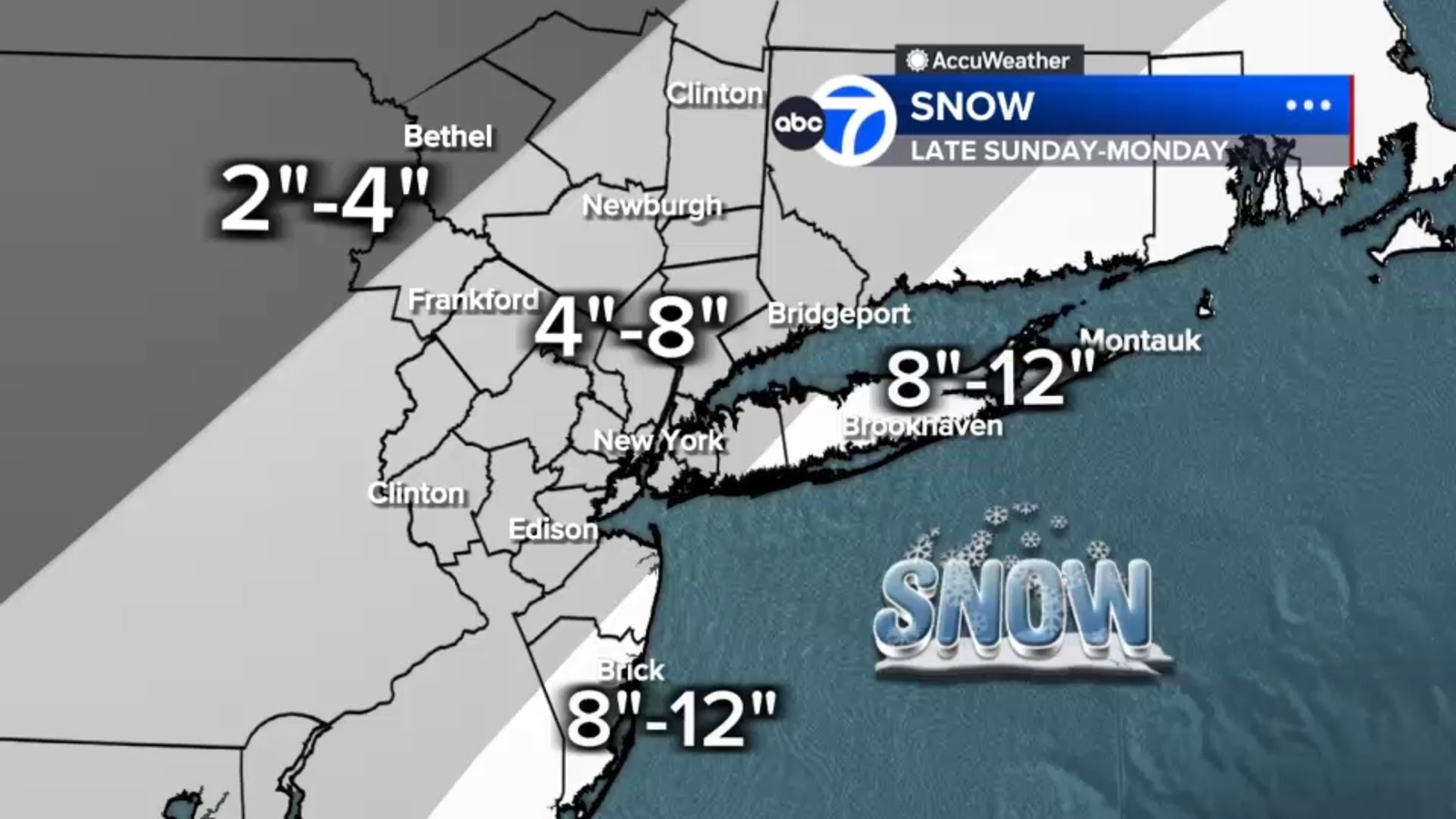 How much snow in NYC this weekend? Winter coastal storm weather forecast for NJ, NY, CT Tri-State area