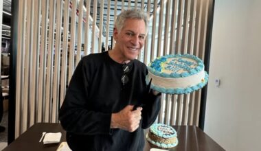 Eyewitness News Anchor Bill Ritter 76th birthday celebration at WABC-TV Channel 7