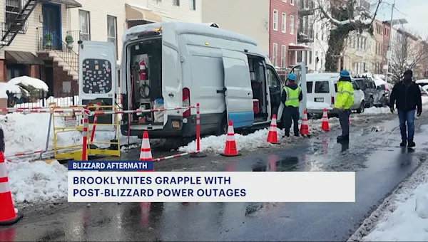 News 12 | Brooklyn | Con Edison works to restore power following snowfall across Brooklyn