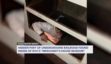 News 12 | Brooklyn | Underground Railroad passageway discovered hidden inside Manhattan museum