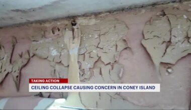 News 12 | Brooklyn | Collapsed ceiling causing concern in Coney Island NYCHA apartment