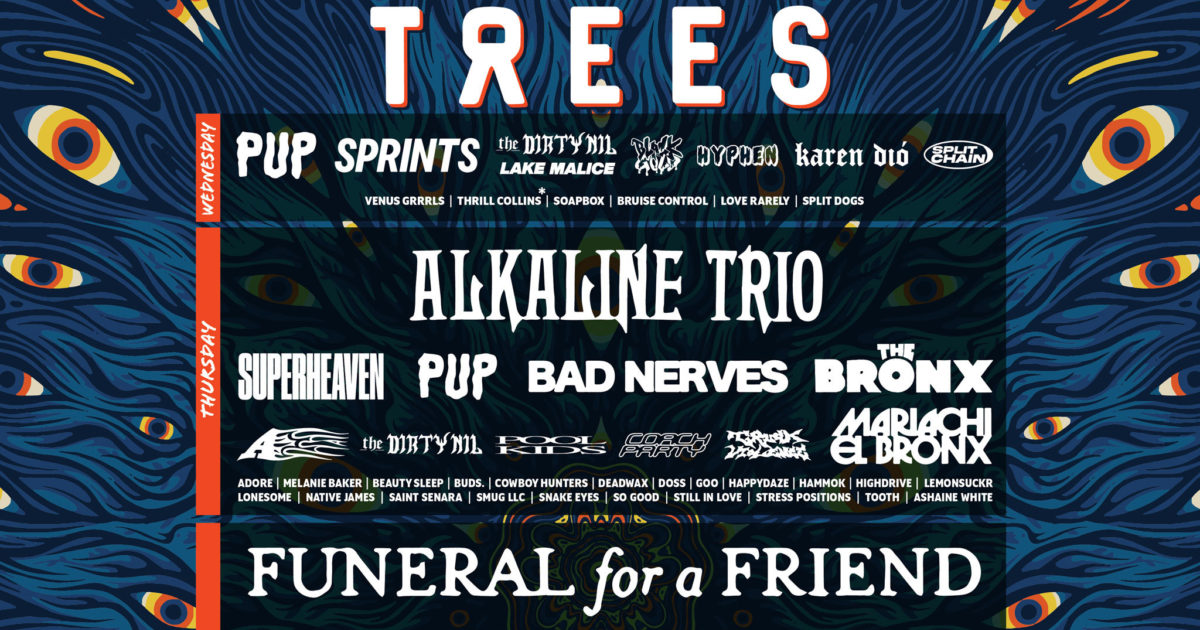 2000trees add Funeral For A Friend, The Bronx, Marmozets…