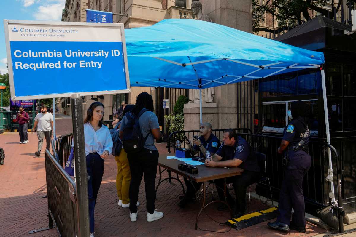 Columbia University updates its job fair policy following outrage over U.S. Border Patrol event