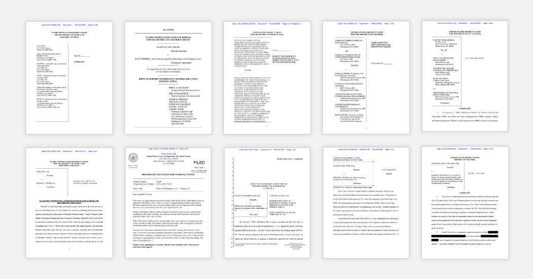 Tracking the Lawsuits Against the Trump Administration: Immigration, Tariffs and More