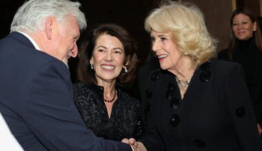 Queen Camilla attends a special screening of Hamnet, hosted by the Queen
