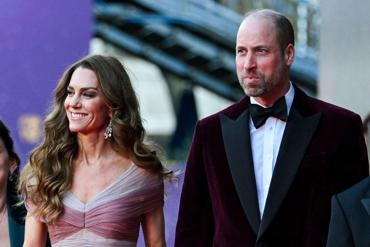 The Prince and Princess of Wales attend the BAFTAs at the Royal Festival Hall in London on February 22, 2026 (Jaimi Joy/PA Images/Alamy)