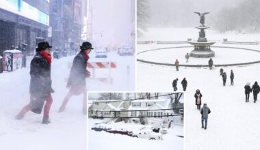 Nor'easter could wallop NYC, region with up to 18 inches of snow expected