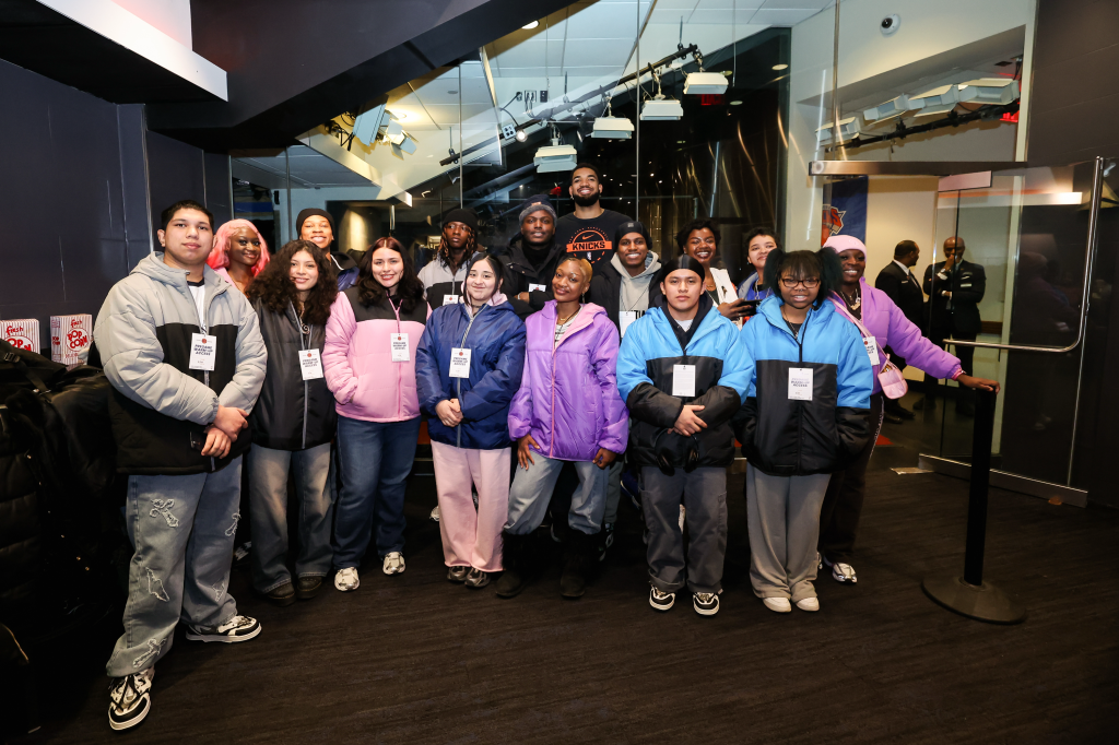 Ahead of the NBA All-Star Weekend, Knicks All-Star Karl-Anthony Towns partnered with the Garden of Dreams Foundation and donated 600 winter jackets to local children and families affiliated with SCO Family of Services.
