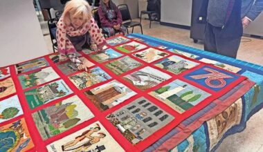 At Riverdale Senior Services, participants examined the original 1976 bicentennial quilts depicting bridges, churches and historic sites across the Bronx