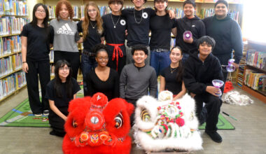The Valley Stream South High School Cultural Society celebrated the Lunar New Year with Henry Waldinger Memorial Library.