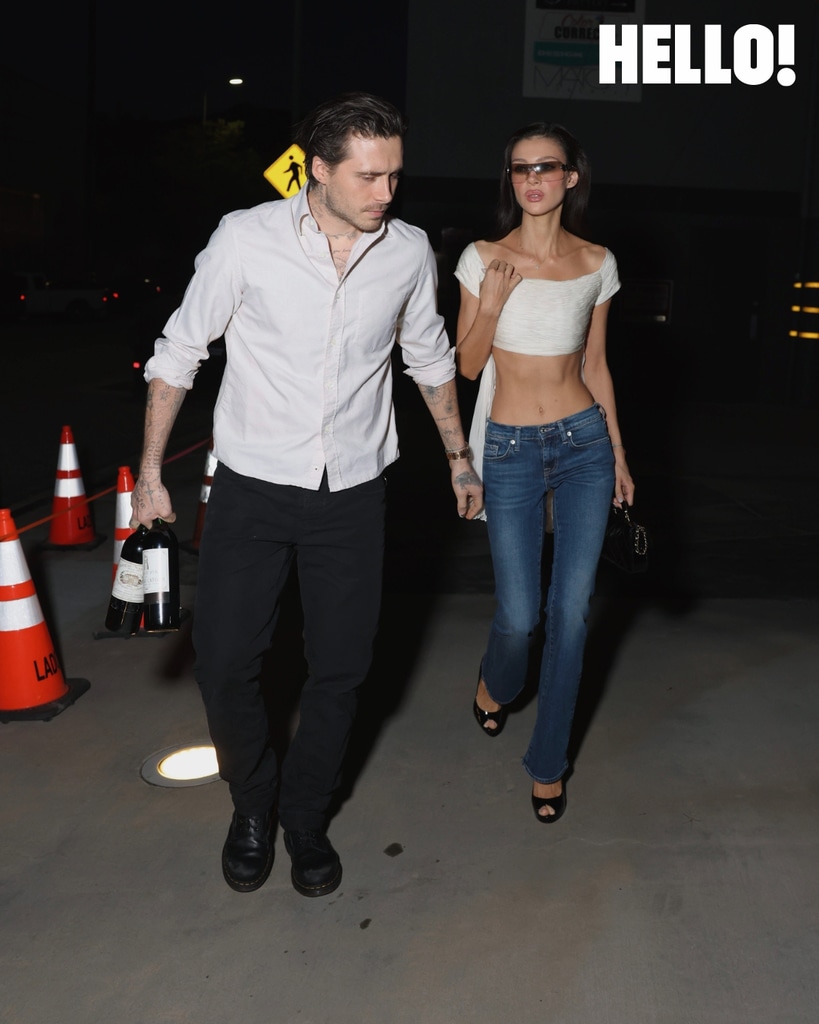 Brooklyn has been by his wife's side since his bombshell statement last month