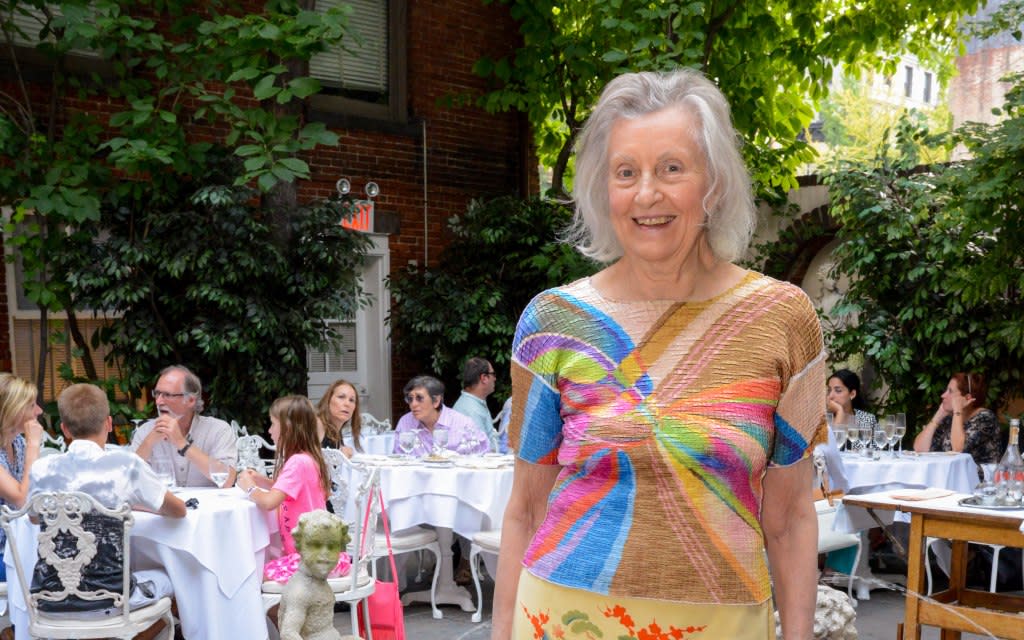 Laura Maioglio pictured in Barbetta’s backyard patio in 2015. Kristy Leibowitz