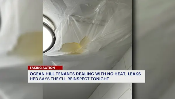 News 12 | Brooklyn | TAKING ACTION: Ocean Hill tenants ask for help after repeated leaks, months with no heat