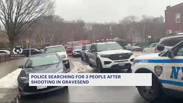News 12 | Brooklyn | Police search for trio responsible for shooting near Marlboro Houses in Gravesend