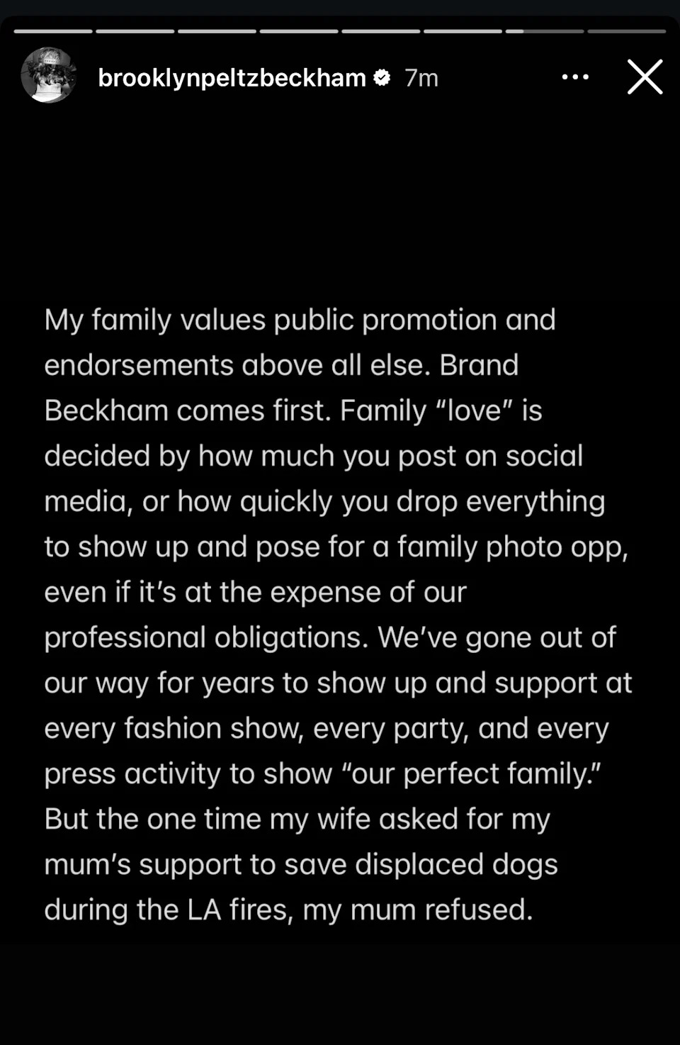   Instagram @brooklynpeltzbeckham / Via Instagram: @https://www.instagram.com/brooklynpeltzbeckham/?hl=en