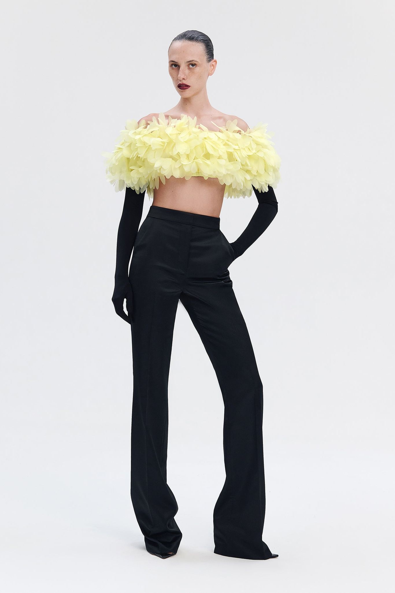 Floral-Embellished Top