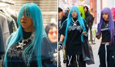 North West's Neon Takeover With Friends at Alexander Wang in NYC