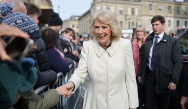 Royal family LIVE: Queen Camilla makes wedding dress revelation in Bath, Princess Anne's Windsor Castle hosting, more