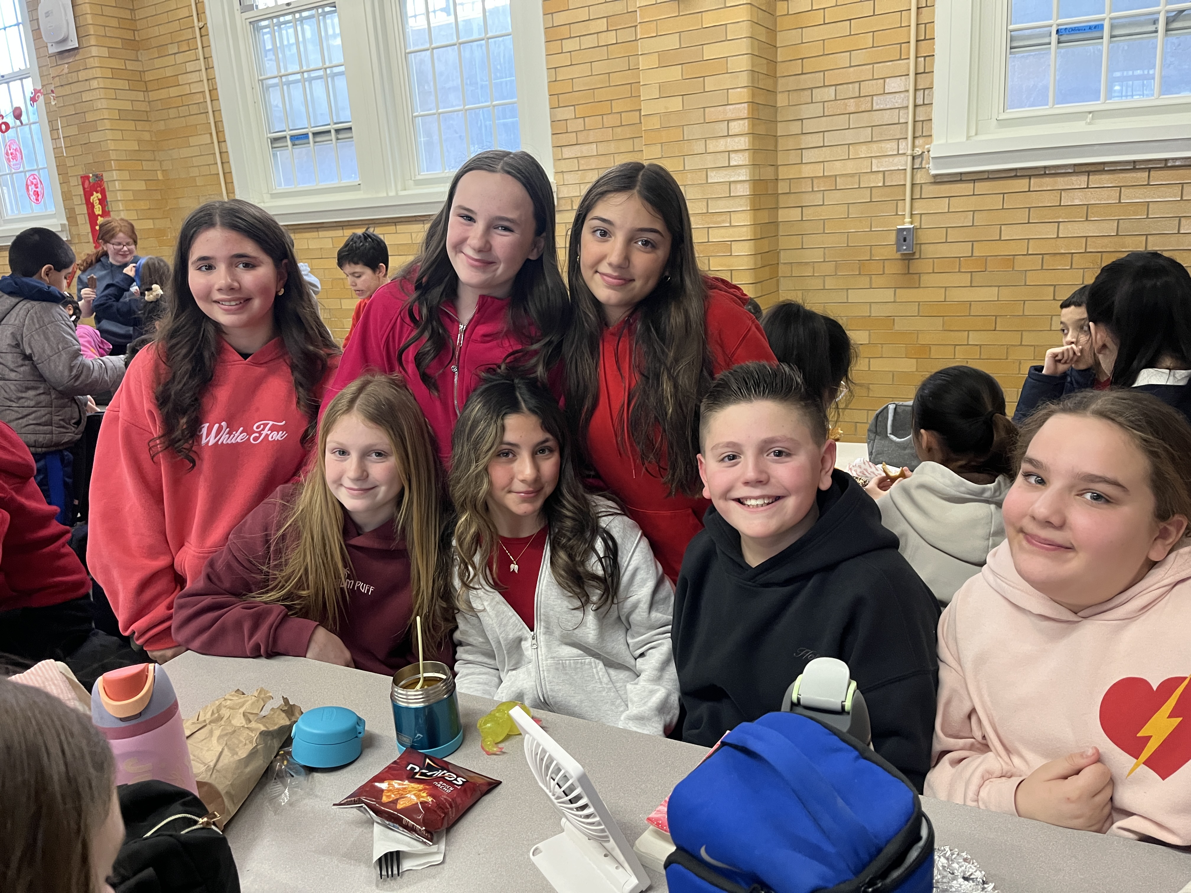 Millions of schools across the United States, including some on Staten Island, like I.S. 34 in Tottenville, took part in National No One Eats Alone Day. The lunchtime program, created by the nonprofit Beyond Differences, aims to make cafeterias more welcoming by encouraging students to connect with classmates they might not usually sit with. Today's lunch also featured dancing. (Advance/SILive.com | Jan Somma-Hammel)