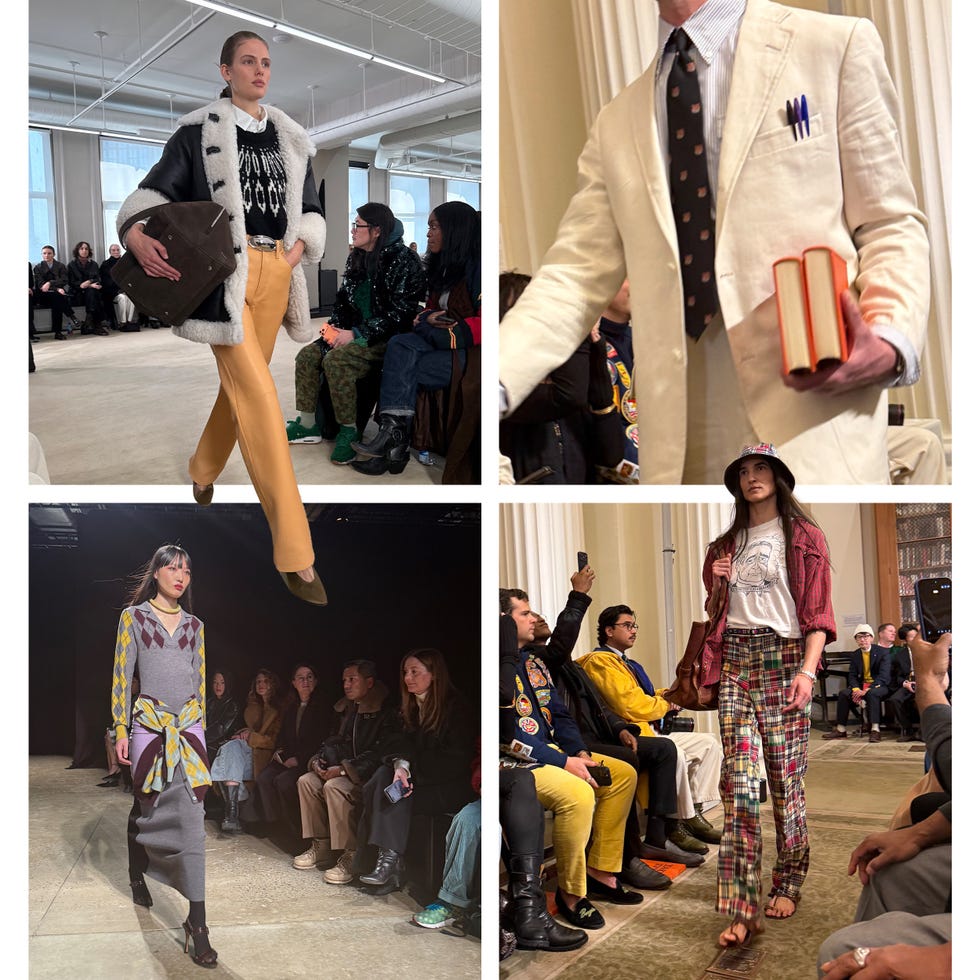 fashion show featuring various models and attendees