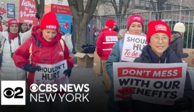 Tentative deal to end NYC nurses strike at 2 of 3 hospital systems