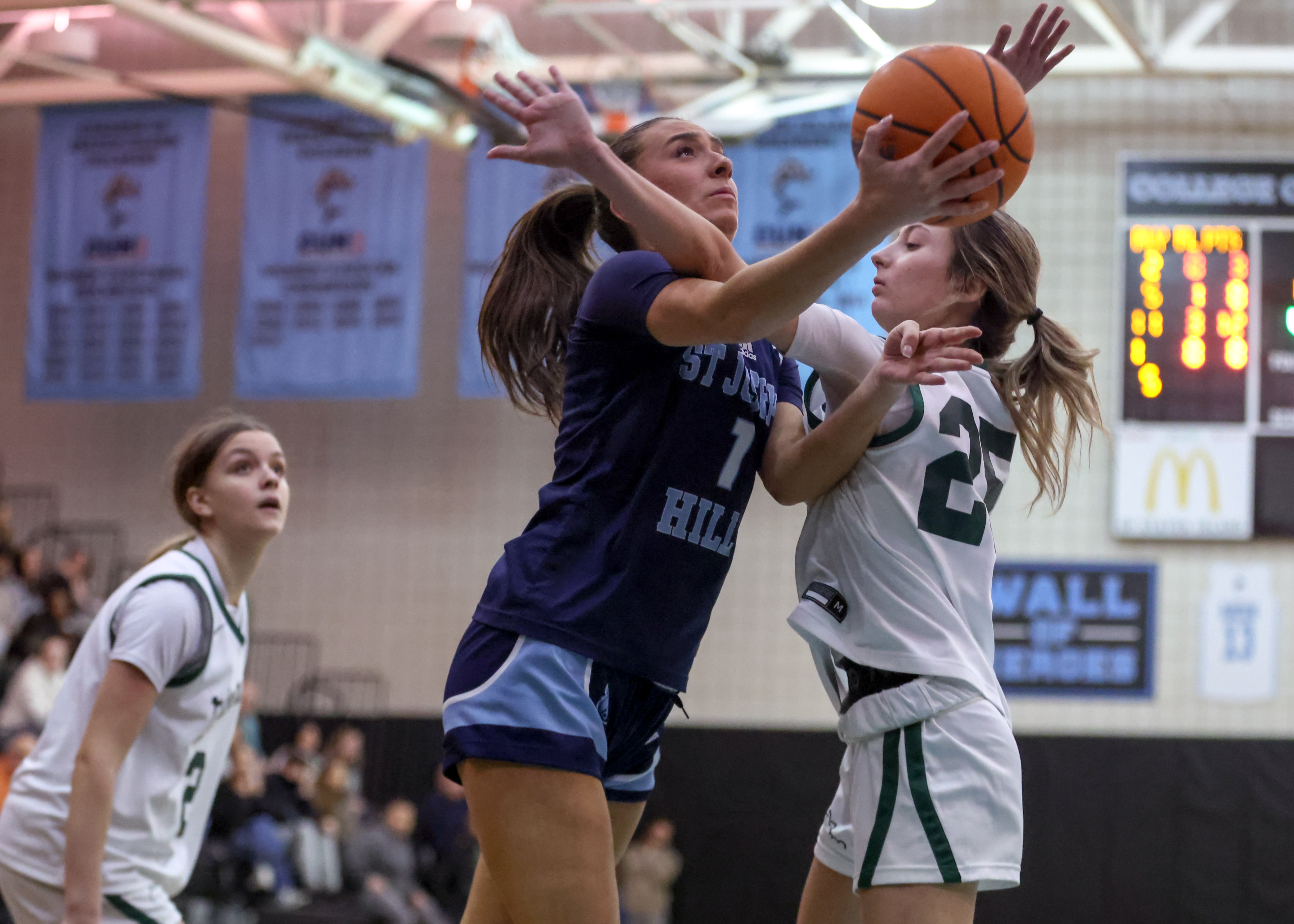 St. Joseph Hill plays Notre Dame Academy in the CHSAA Archdiocesan AA playoff semifinal at the College of Staten Island in Willowbrook on Thursday, Feb. 19, 2026. (Advance/SILive.com | Jason Paderon)