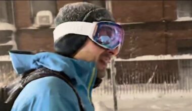 ‘Take advantage when you can!’ Brooklyn skier turns blizzard into personal slopes – NBC New York