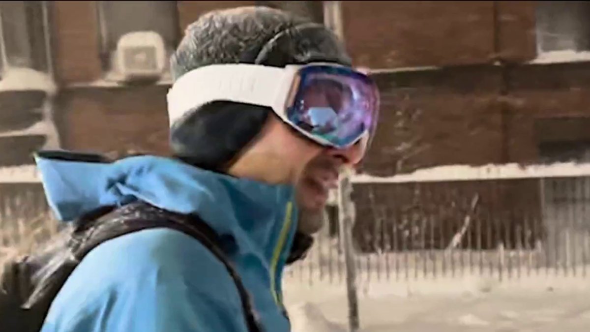 ‘Take advantage when you can!’ Brooklyn skier turns blizzard into personal slopes – NBC New York