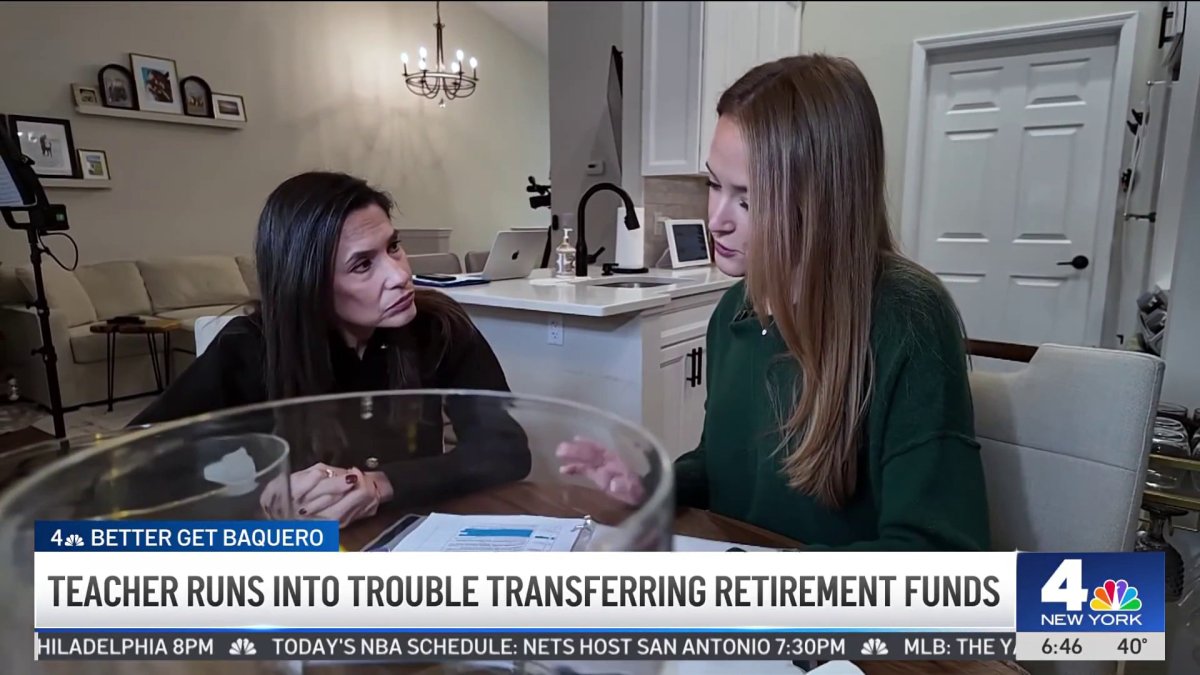 Teacher runs into trouble transferring retirement funds – NBC New York