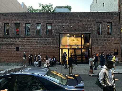Exterior of Metrograph, an indie movie theater in nYC