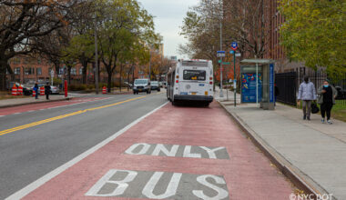 Bus Lanes at Story Avenue in Bronx