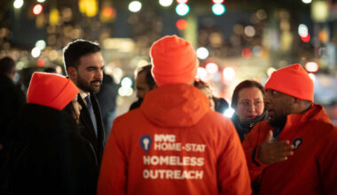 homeless outreach in cold