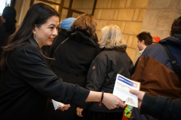 Mayor Zohran Mamdani hosts the first annual Interfaith Breakfast of his administration and announces new actions to uphold New York City's sanctuary city laws and protect immigrant New Yorkers Friday, Feb. 6, 2026, at the New York Public Library, Stephen A. Schwarzman Building in Manhattan, New York. (Ed Reed / Mayoral Photography Office)